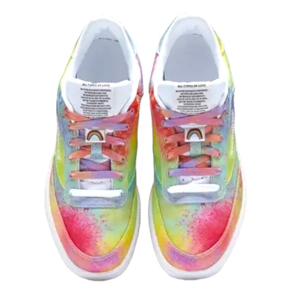 Reebok Shoes Unisex Size 9 Club C 85 FX4772 PRIDE LGBTQ Lifestyle Sneakers - Picture 2 of 8